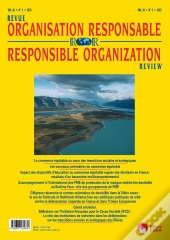 Revue De L'Organisation Responsable : Revue De L'Organisation Responsable 2-2023 : Les Nouveaux Périmètres Du Commerce Équitable
