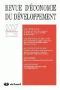 Revue D'Economie Du Developpement 2007/1 - Preview