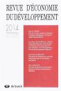 Revue D'Economie Du Developpement 2014/3 - Preview