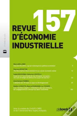 Capa do artigo Revue D'Économie Industrielle 2017/1 - 157