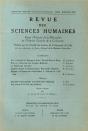 Revue Des Sciences Humaines, N 59/Juillet - Septembre 1950 - Preview