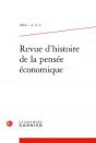 Revue D'Histoire De La Pensee Economique N 2 2016-2 - Preview