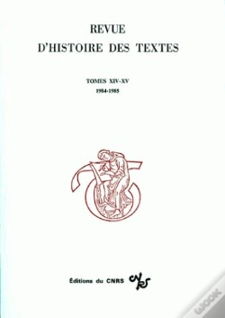 Capa do artigo Revue D'Histoire Des Textes T.14-T.15 1984-1985