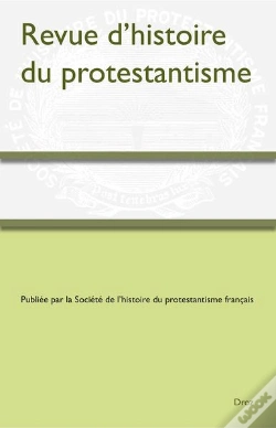 Capa do artigo Revue D'Histoire Du Protestantisme 2023-4