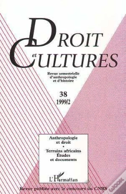 Capa do artigo Revue Droit Et Cultures T.38; Anthropologie Et Droit