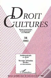 Capa do artigo Revue Droit Et Cultures T.38; Anthropologie Et Droit