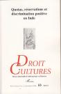 Revue Droit Et Cultures T.53; Quotas, Réservations Et Discrimination Positive En Inde - Preview