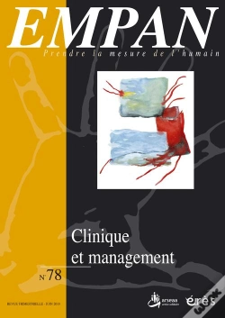 Capa do artigo Revue Empan T.78; Clinique Et Management