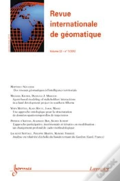 Capa do artigo Revue Internationale De Geomatique Volume 22 N  1 Janviermars 2012