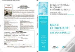 Capa do artigo Revue Jib Vol 28 N2 2017 : Risquet Et Complexite