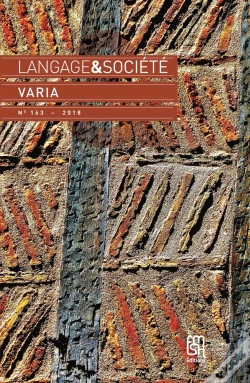 Capa do artigo Revue Langage Et Societe