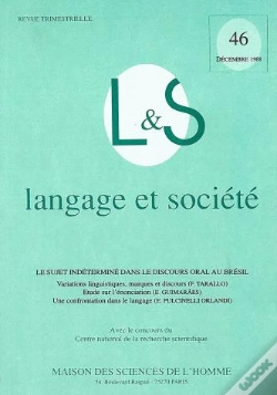 Capa do artigo Revue Langage Et Societe
