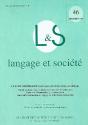 Revue Langage Et Societe - Preview