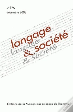 Capa do artigo Revue Langage Et Societe T.126; Décembre 2008