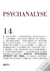 Capa do artigo Revue Psychanalyse T.14