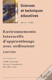 Capa do artigo Revue Sciences Et Techniques Éducatives T.8 ; Environnements Interactifs D