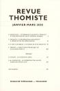 Revue Thomiste - N 1/2003 - Preview