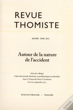 Capa do artigo Revue Thomiste - N 1/2012