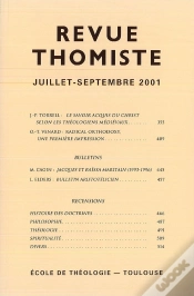 Capa do artigo Revue Thomiste - N 1 Et 2/2001 - Numero Double
