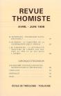 Revue Thomiste - N 2/1998 - Preview