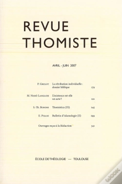 Capa do artigo Revue Thomiste - N 2/2007