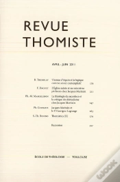 Capa do artigo Revue Thomiste - N 2/2011