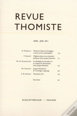 Capa do artigo Revue Thomiste - N 2/2011