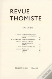 Capa do artigo Revue Thomiste - N 2/2012