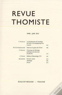 Capa do artigo Revue Thomiste - N 2/2012