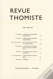 Capa do artigo Revue Thomiste - N 2/2017