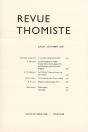 Revue Thomiste - N 3/2009 - Preview