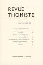 Revue Thomiste - N 3/2012 - Preview