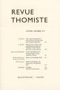 Revue Thomiste - N 4/2017 - Preview