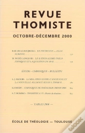 Capa do artigo Revue Thomiste - N°4/2000