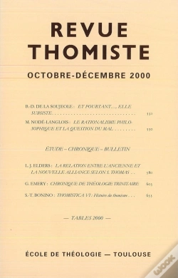 Capa do artigo Revue Thomiste - N°4/2000