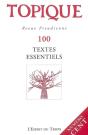 Revue Topique T.100; Textes Essentiels - Preview