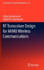 Rf Transceiver Design For Mimo Wireless Communications - Preview