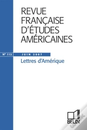 Capa do artigo Rfea N 112 (2007-2) - Lettres D