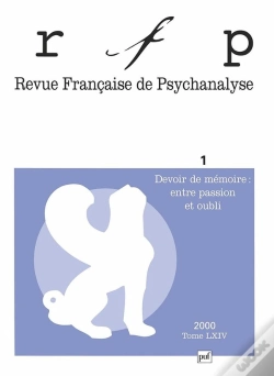 Capa do artigo Rfp 2000, T. 64, N° 1 : Devoir De Mémoire : Entre Passion Et Oubli