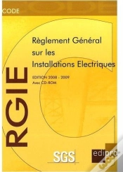 Capa do artigo Rgie ; Règlement Général Sur Les Installations Électriques (Édition 2008/2009)