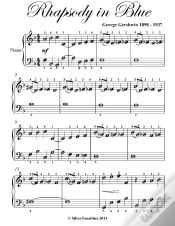 Capa do artigo Rhapsody In Blue Easiest Piano Sheet Music