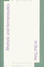 Rhetoric And Hermeneutics In Our Time - Preview