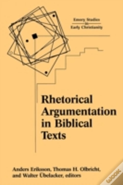 Capa do artigo Rhetorical Argumentation In Biblical Texts