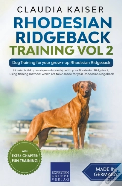 Capa do artigo Rhodesian Ridgeback Training Vol 2 - Dog Training For Your Grown-Up Rhodesian Ridgeback