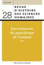 Rhsh : Les Sciences Du Psychisme Et L'Animal Janvier 2016 N 28 - Preview