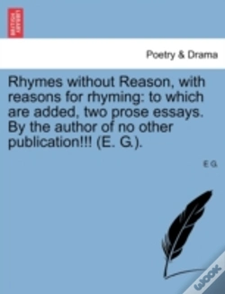 Capa do artigo Rhymes Without Reason, With Reasons For