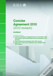 Riba Concise Agreement 2010 (2012 Revision): Architect (Pack Of 10)