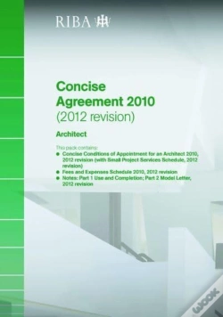 Capa do artigo Riba Concise Agreement 2010 (2012 Revision): Architect (Pack Of 10)