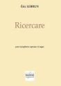 Ricercare Pour Saxophone Soprano Et Orgue - Preview