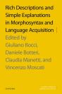 Rich Descriptions And Simple Explanations In Morphosyntax And Language Acquisition - Preview